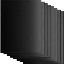 Lot de 8 tapis de cuisson pour barbecue - 40x33cm - Tapis en téflon, antiadhésif et sans PFOA - Résiste à des températures jusqu'à 260C