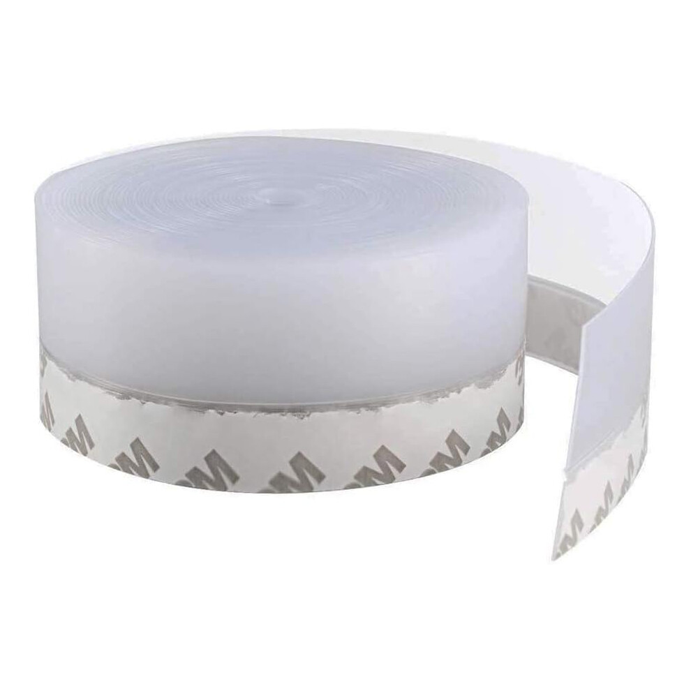 Silicone Weatherstrip, 10M Transparent Self Adhesive Weatherstrip Door Bottom Seal Strip Door Weatherstrip Door Bottom Seal Waterproof Windproof Dustp 9469042685728