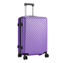 (Purple) 24 Inch Lightweight Hardside Travel Suitcase