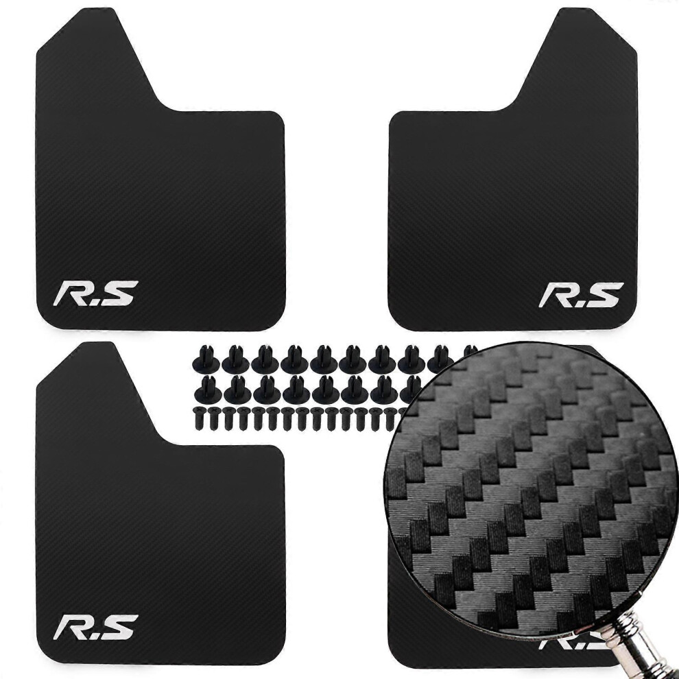 (4Pcs-Rs) Mud Flaps Mudflaps Splash Guards Mudguards Fender Flares For Subaru Impreza Wrx Sti Xv Brz Scion Fr-S Forester Sf Sg Sh Sj Sk Xt Black 5014561752112