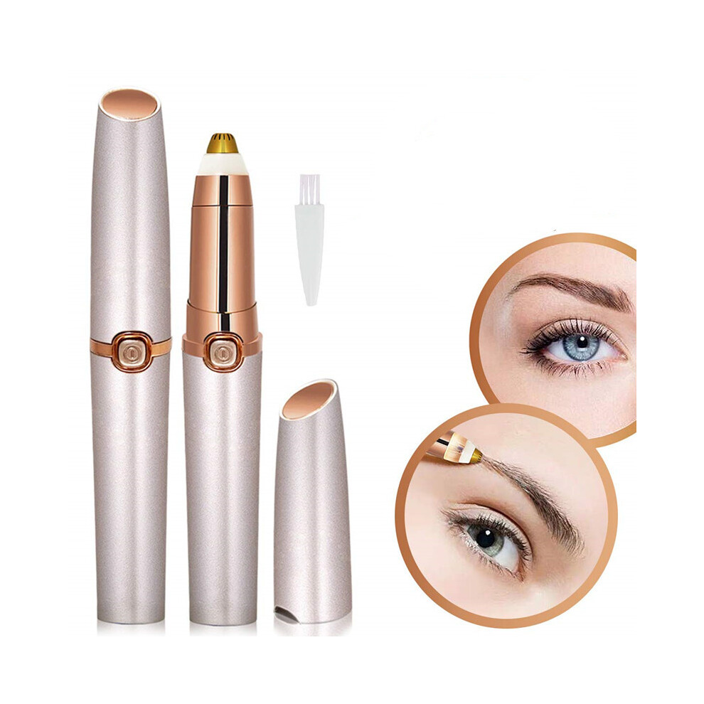 Lifeasy Light Rechargeable Electric Eyebrow Epilator Facial Hair Usb Charging Painless Eyebrow Trimmer With Led For Face Lip Nose