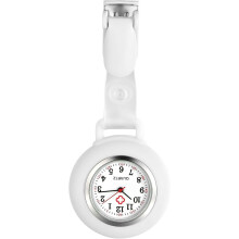 Orologio da infermiera bianco Orologio da tasca in silicone universale per lavoro Ufficio Scuola