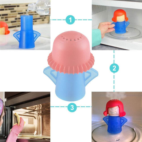 4 piezas Limpia hornos microondas SIN DETERGENTE 1