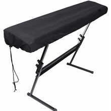 Copertura protettiva per tastiera pianoforte a 61 tasti (100*39*18 cm), copertura protettiva antipolvere per pianoforte digitale con cavo elastico per