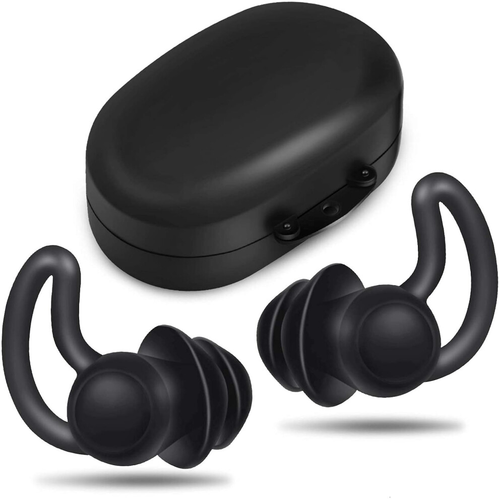 2 Pieces Ultra Comfortable Noise Canceling Sleeping Earplugs Silicone Noise Reduction Earplugs For Sleeping Snoring Running Shooting Traveling Concert 9469042692306