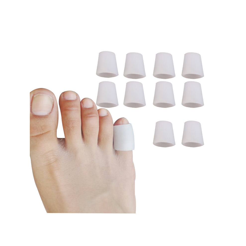 Lifeasy 10Pcs Silicone Toe Protector, Protect The Front Of The Toe, Protect The Little Finger