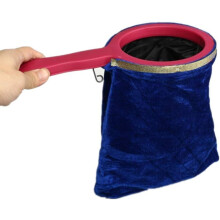 Azul - 1 bolsa m?gica Cambia la cremallera Trucos de magia Accesorios m?gicos Cambia la bolsa para que aparezca o desaparezca Trucos de magia