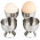 4pcs egg cup, stainless steel egg tray, egg tray, egg cup, duck egg cup, egg cup, breakfast, dinner cookware 1