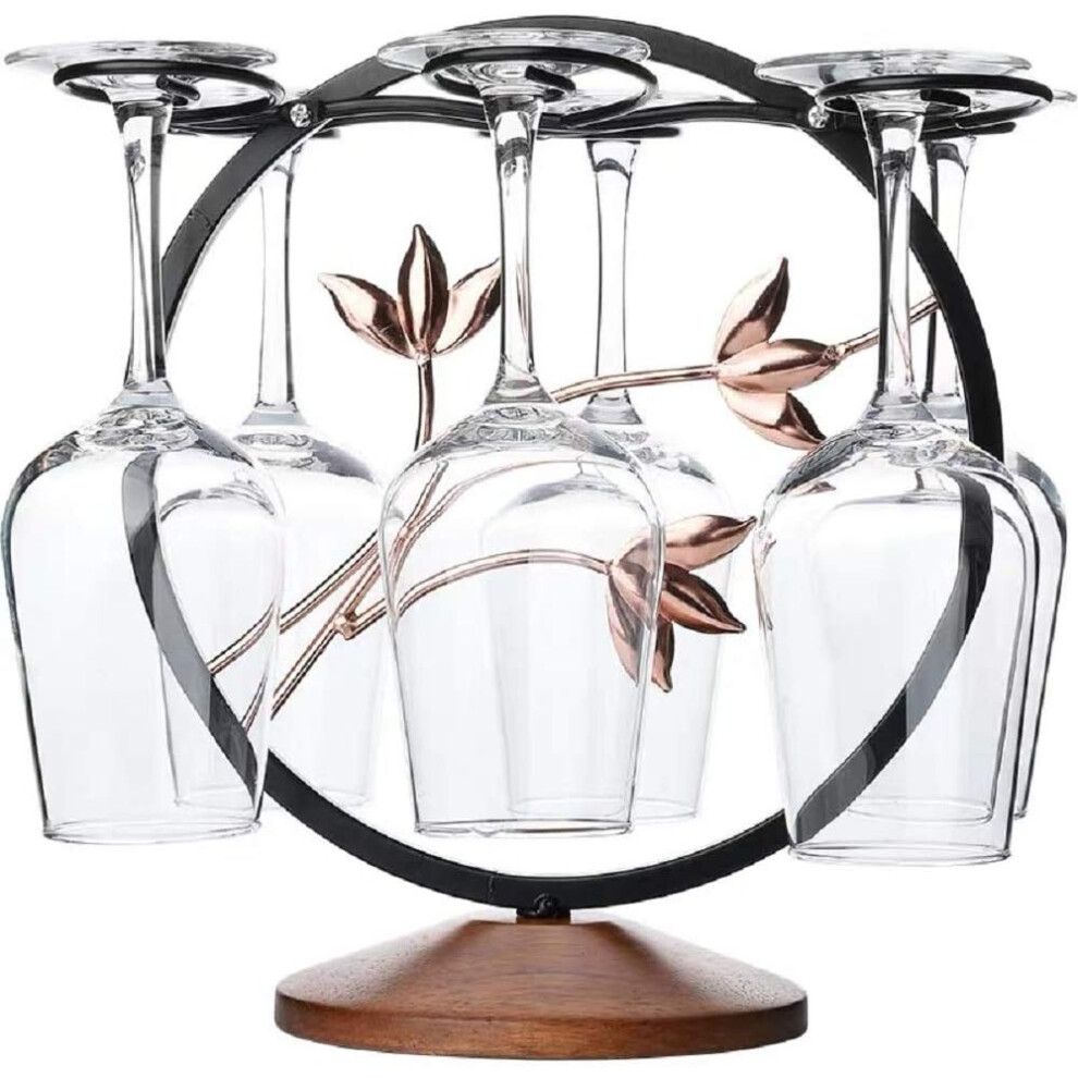 Porte-bouteilles en métal autoportant pour verres à vin, cuisine, bar, décoration de table