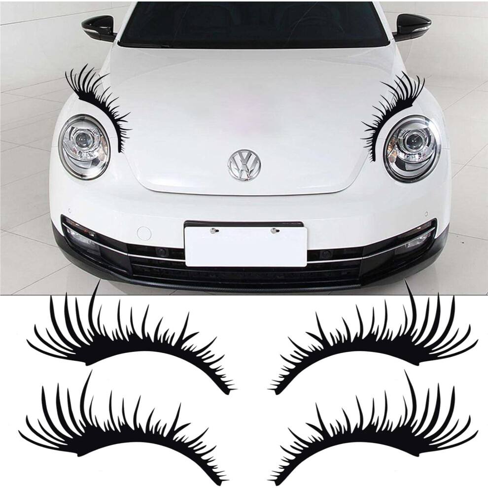 Photos - Other Electrical Equipment Black - 2 Pairs, 4 Sheets Car Stickers Decorative Car Stickers Removable Bumper Stickers Car Stickers Body Decorative Sticke