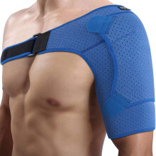 Tutore per spalla a L Tutore per spalla in neoprene regolabile per donne e uomini, fasciatura a compressione Supporto per spalla per tendinite Lussazi