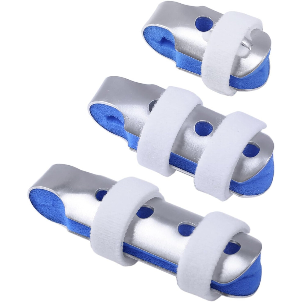 Lifeasy Set Of 3 Quality Finger Splints For Deformed Finger And Fractured Broken Finger Knuckle