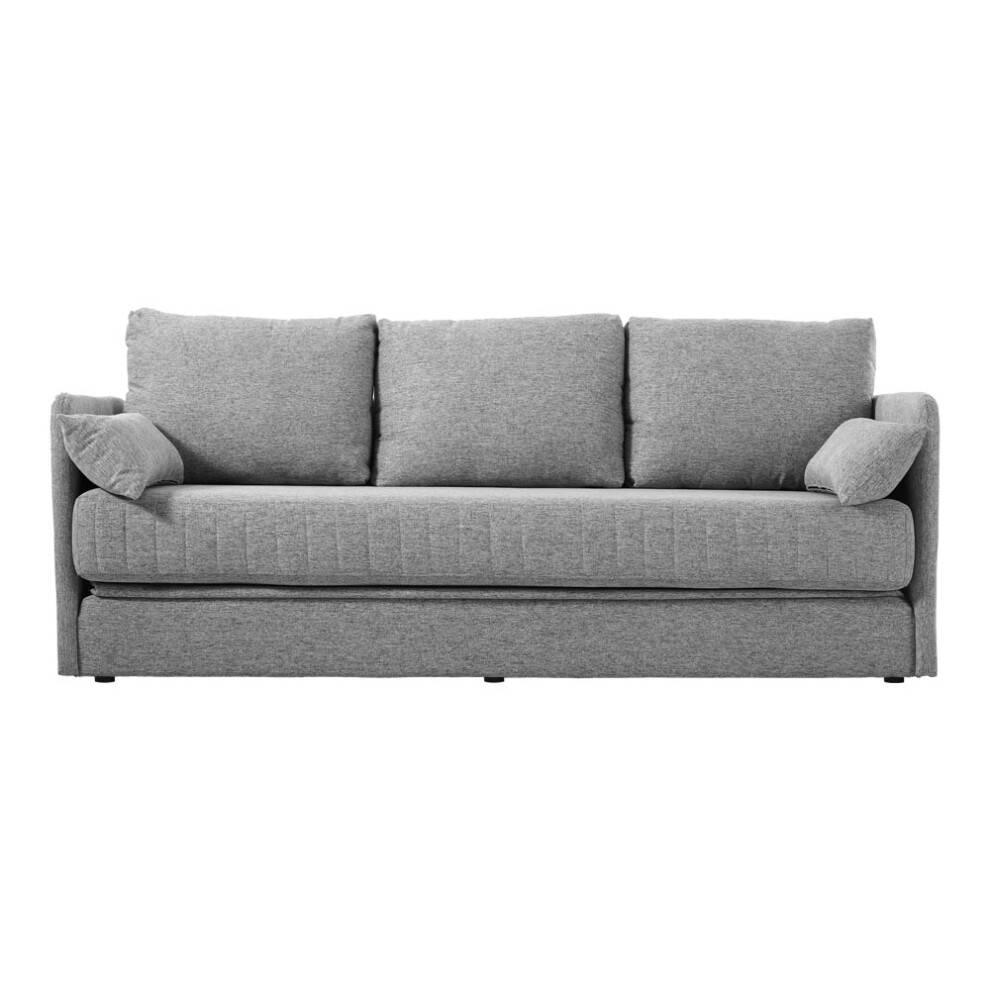 3-Seater Folding Sofa Bed with 2 Pillows