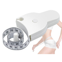 Körpermaßband, automatisch einziehbares Körpermaßband, Einhandbedienung für Schneider zum Nähen und Messen von Taille, Hüfte und Arm