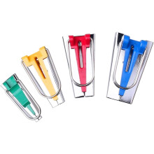 4 Pack Bias Tape Maker, Sewing Bias Tape Fabric Tape Maker Tool for Making - Width 25mm 18mm 12mm 6mm