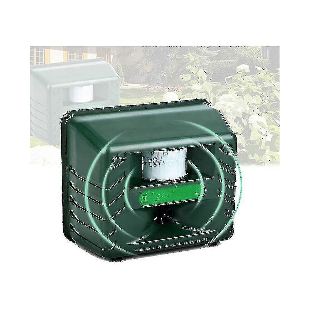 (As show, One size) Ultrasonic Bird Repeller With Motion Sensor And Flashing Insect Repeller - Outdoor Animal Repellent-image-OPC-PG5V2X8-NEW