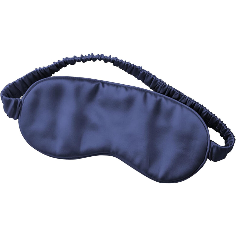 Lifeasy Dark/Blue ( Blue)Natural Pure Silk Eye Sleep Sleep Mask 19 Momme Mulberry Silk Eye Patch For Sleeping Blindfold Soft Comfortable Blackout Women/Men/Adult Wi