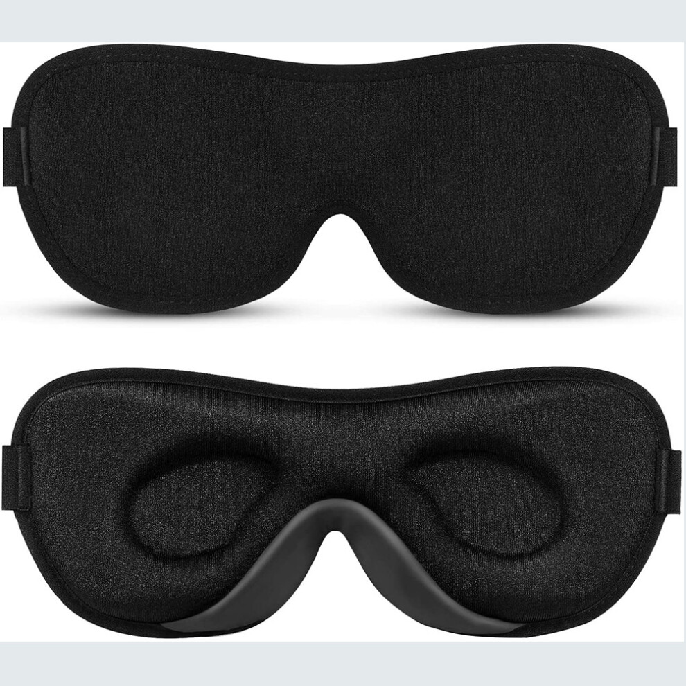 Lifeasy Luxurious Night Mask, Blackout For Sleeping Ultra Thin Sleep Mask For Women Men, Comfortable Sleep Mask For Side Sleepers