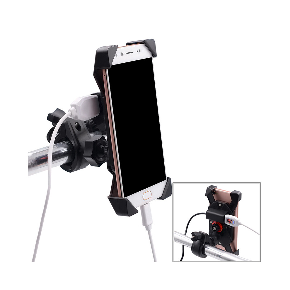 Bike Phone Holder Motorcycle Smartphone Holder, Universal Handlebar Bike Holder With 360 Rotation For 3.5-6.5 Inch Gps For Smartphones Other Devices 9469042699886