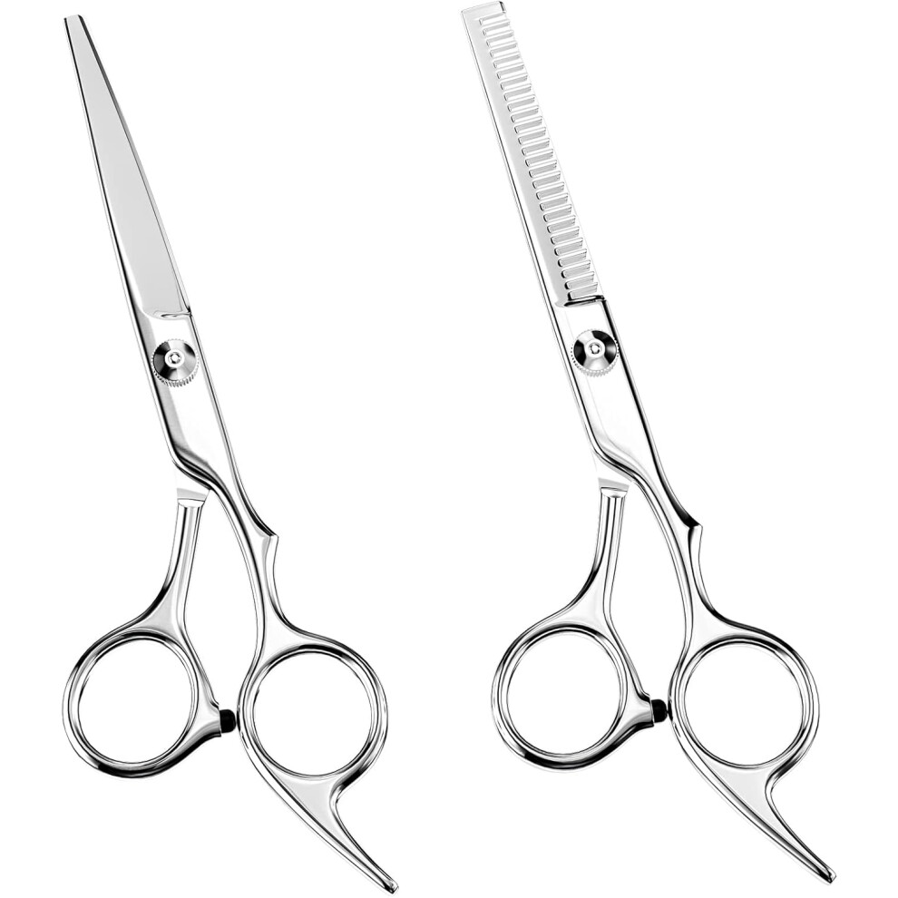 Lifeasy 2 Pieces Hairdressing Scissors, Ultra Sharp And Precise Hairdressing Scissors, Professional Stainless Steel Barber Scissors, Hairdressing Scissors For