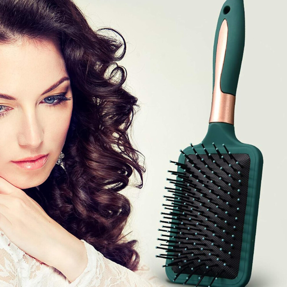 Hair Brush, Anti-Static Airbag Air Cushion Comb with Nylon Bristle Scalp Massager, Reduce Frizz for All Hair Types