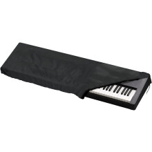 Copertura per pianoforte/copertura per pianoforte, copertura protettiva antipolvere per tastiera elettronica per pianoforte a 88 tasti con coulisse pe