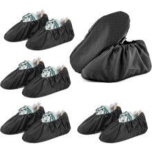 4 Pairs Reusable Anti-Slip Shoe Covers,Washable Shoe Covers Overshoes, Dustproof Home Shoe Covers for Household Carpet Floor Protector
