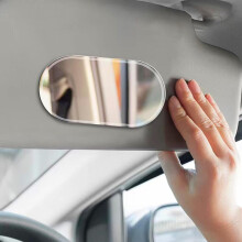 Car Interior Mirror - Styling Accessories - Universal Rearview Mirror - Self-adhesive Makeup Mirror - Sun Visor - HD Stainless Steel Rearview Mirrors