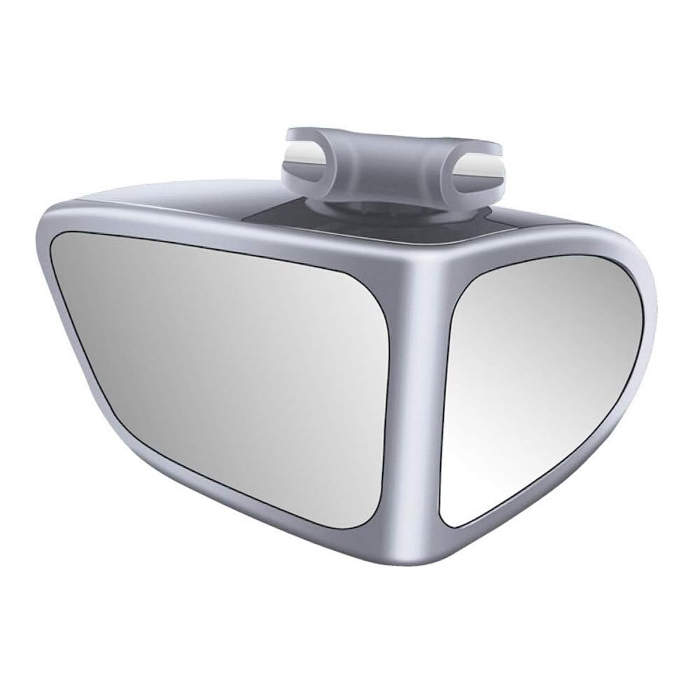 Blind Spot Car Rearview Mirror, 2 In 1 Blind Spot Mirror 361 Degree Rotation Adjustable Wide Angle Convex Rear View Mirror 9113374505857