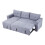 Living And Home 3-Seater Upholstered Corner Sofa Bed with Storage 4