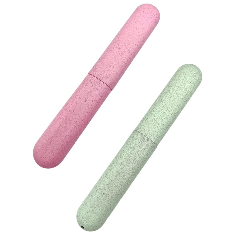 Lifeasy 2 Pcs Toothbrush Case, Portable Toothbrush Case, Protective Toothbrush Head Cases For Travel, Family