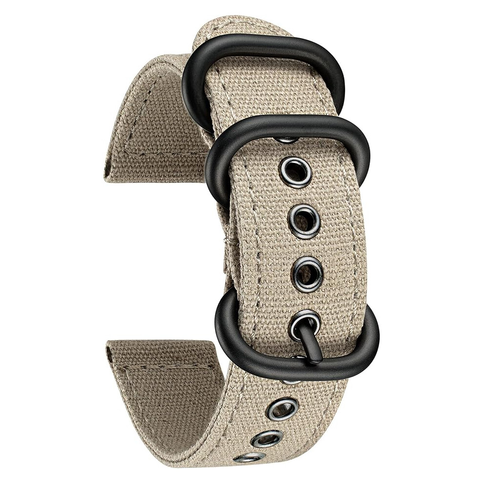 Canvas Watch Strap For Men Women 20Mm Fabric Watch Strap For Smartwatch Smart Watch Canvas Quick Release Replacement Strap 4 Colors Not,Specified 9113374507134