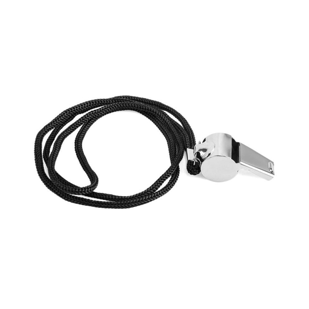 Photos - Other Inventory Whistles, Metal Wheel Whistle, Loud and Crisp Whistle, Metal Whistle with Detachable Nylon Lanyard for Sports Coaches, Baske