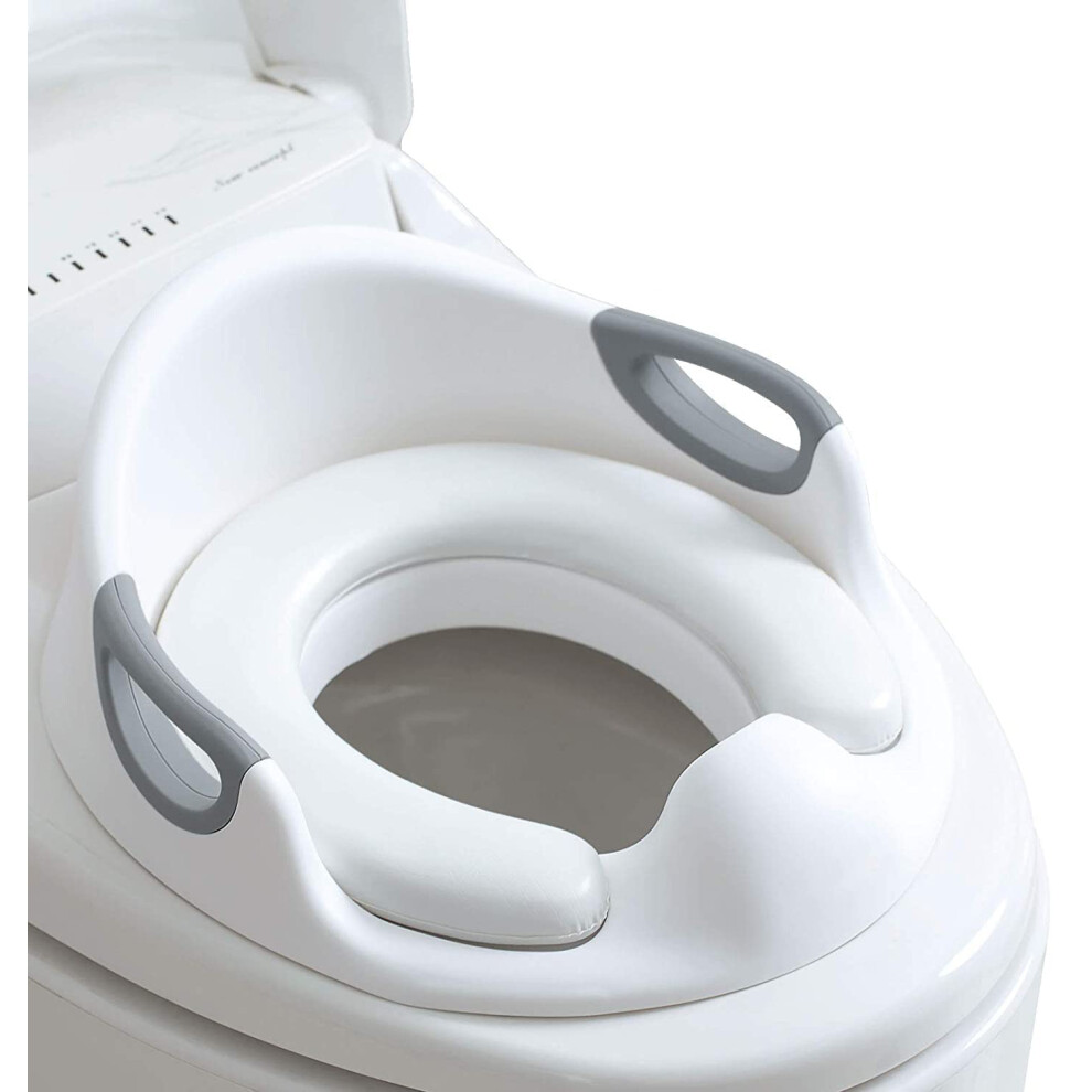 Toilet Reducer - Child Toilet Reducer -Child Toilet Seat-Child Toilet Booster Seat With Handle And Backrest-Child Toilet Adapter Lifeasy