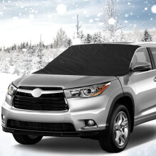 Car Windshield Cover, Magnetic Windshield Cover, Frost Protection, Universal for Car Cover Anti Frost and Snow, UV, Sun, Dust, Rain (210 x 120 cm)