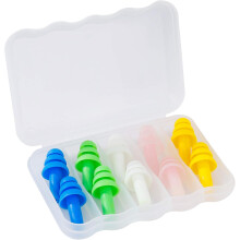 Tappi per le orecchie per dormire, colori assortiti 5 paia Tappi per le orecchie morbidi e riutilizzabili antirumore per adulti bambini sonno nuoto st