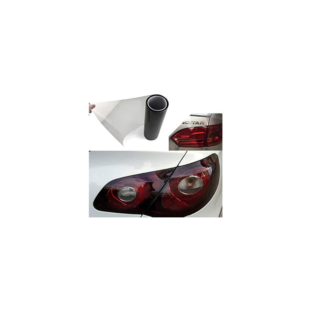 Waterproof Car Headlight Film Tint Film For Car Headlight 200X30cm Clear Black 9113374510523