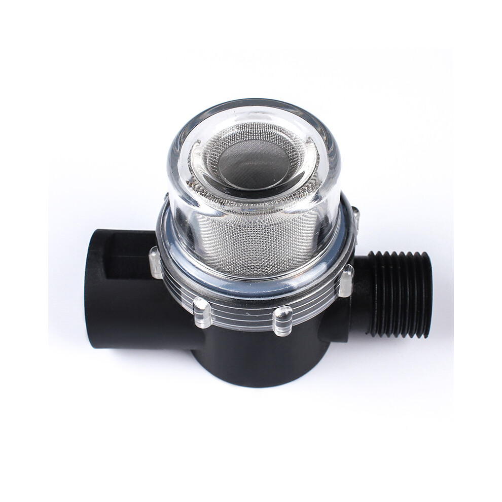 Inline Mesh Filter, Water Pump Strainer Filter Waterway Modification Accessories Universal Rv Water Filter Rv Water Pump, Black 9113374510783