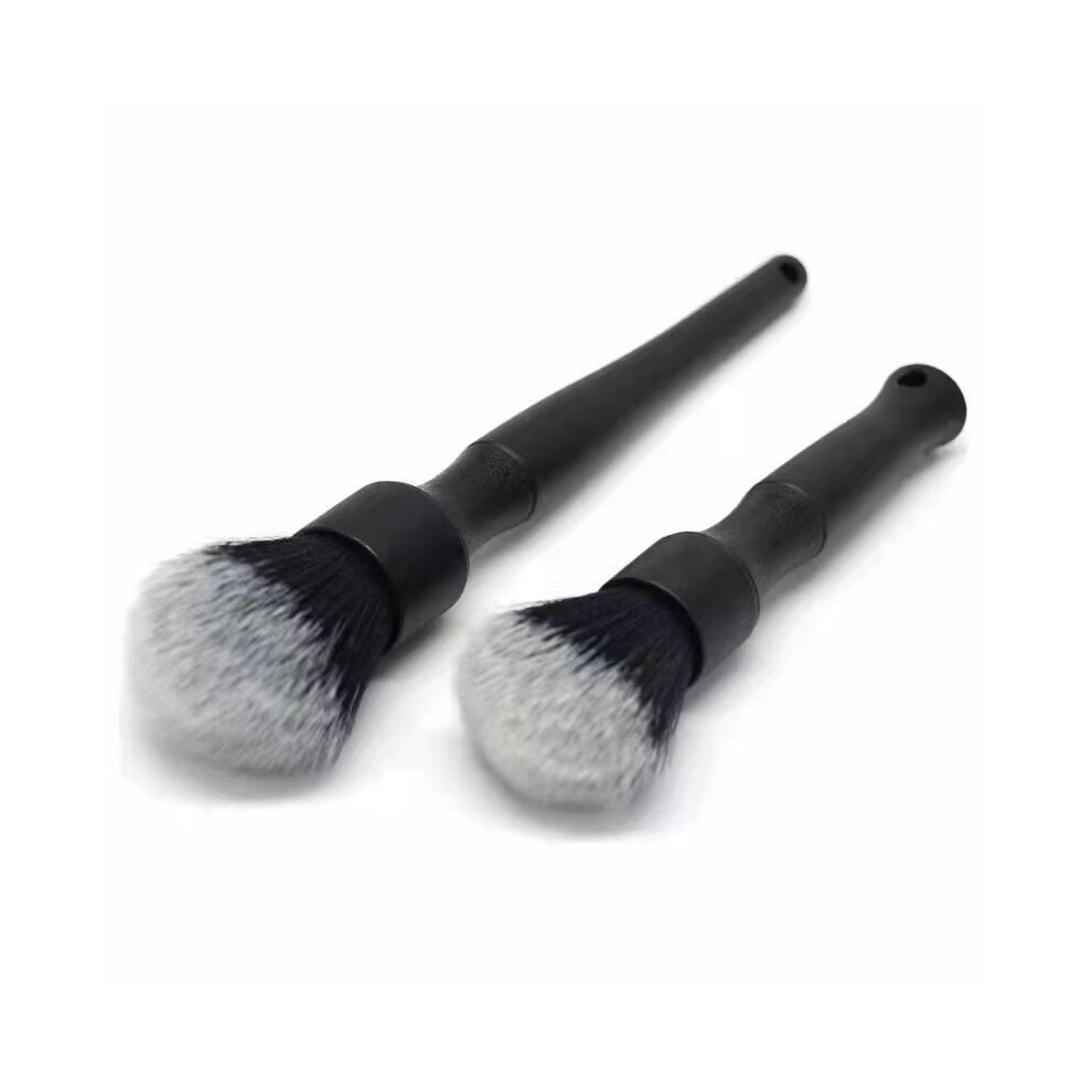 2 Pcs Car Cleaning Brush + Fleece Cloth Soft Car Cleaning Brush Auto Detailing Brush Car Engine Cleaning Brush Car Clean For Car Interior Cleani Coral 9113374511056
