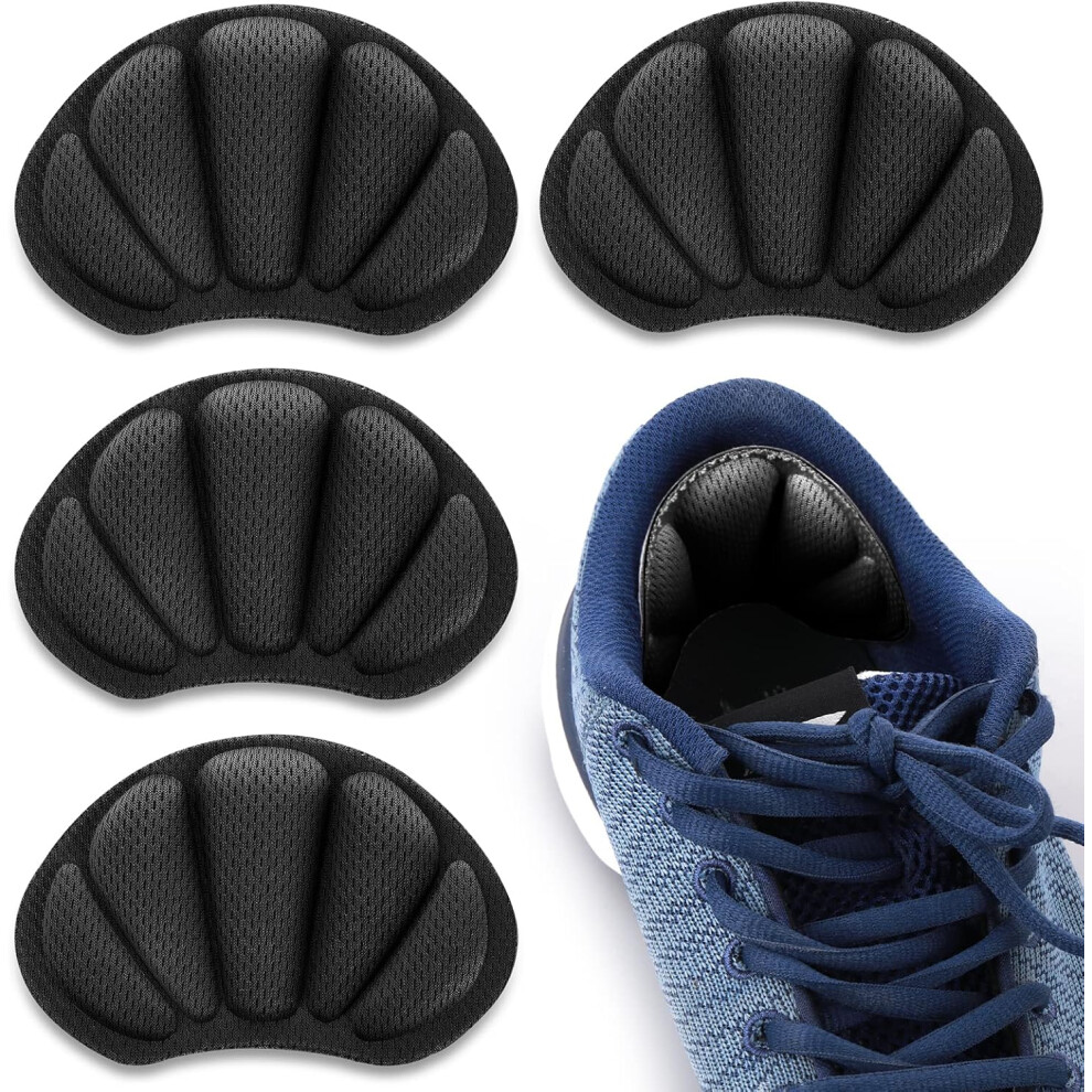 Lifeasy 2 Pair Heel Grips Shoes Pads For Shoes Too Big Self-Adhesive Foot Cushions Pads For Women Men Thick Shoe Inserts Back Insoles Anti Blister Shoe Liners