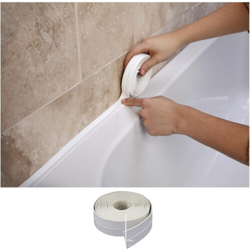 Striscia sigillante per vasca e parete 38 mm x 3,2 m 2