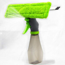 Groen - 1 st. Ruitenwisser, Sprayfles Dubbele Glaswisser voor Auto Ramen