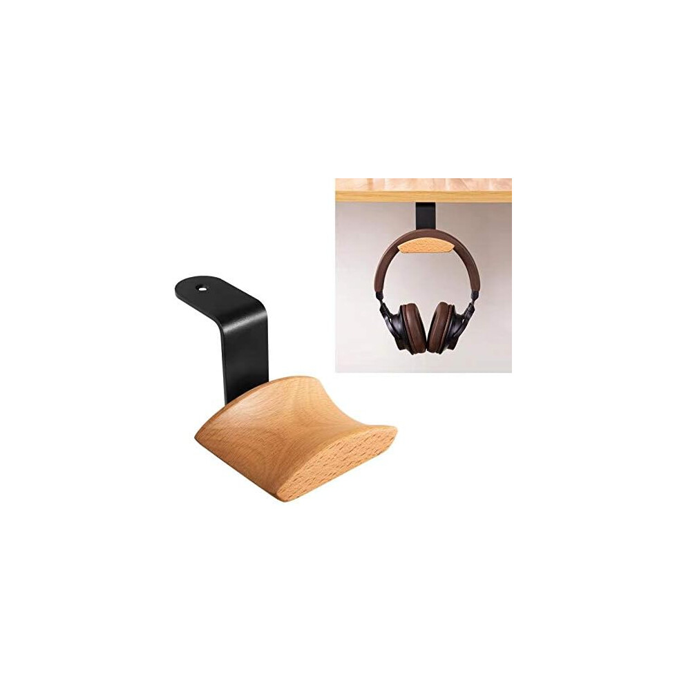 Headphone stand, Headphone stand, Headphone stand? Headphone Wall Mount For headphones, Studio And PC Gaming (Beech - z)