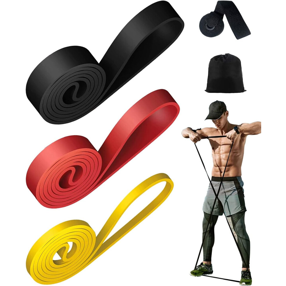 Photos - TRX & CrossFit Fitness Resistance Bands- Strength Training Elastic Band, Elastic Sports Bands for Strength Training Fitness Pilat(3 Pieces)