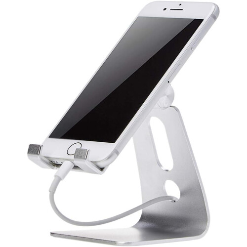 Verstellbarer Handyhalter für iPhone und Android - Silber