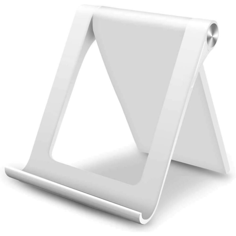 Desktop Mobile Phone Tablet Stand Live Mobile Phone Stand Folding Lazy Mobile Phone Stand White 9113374517270