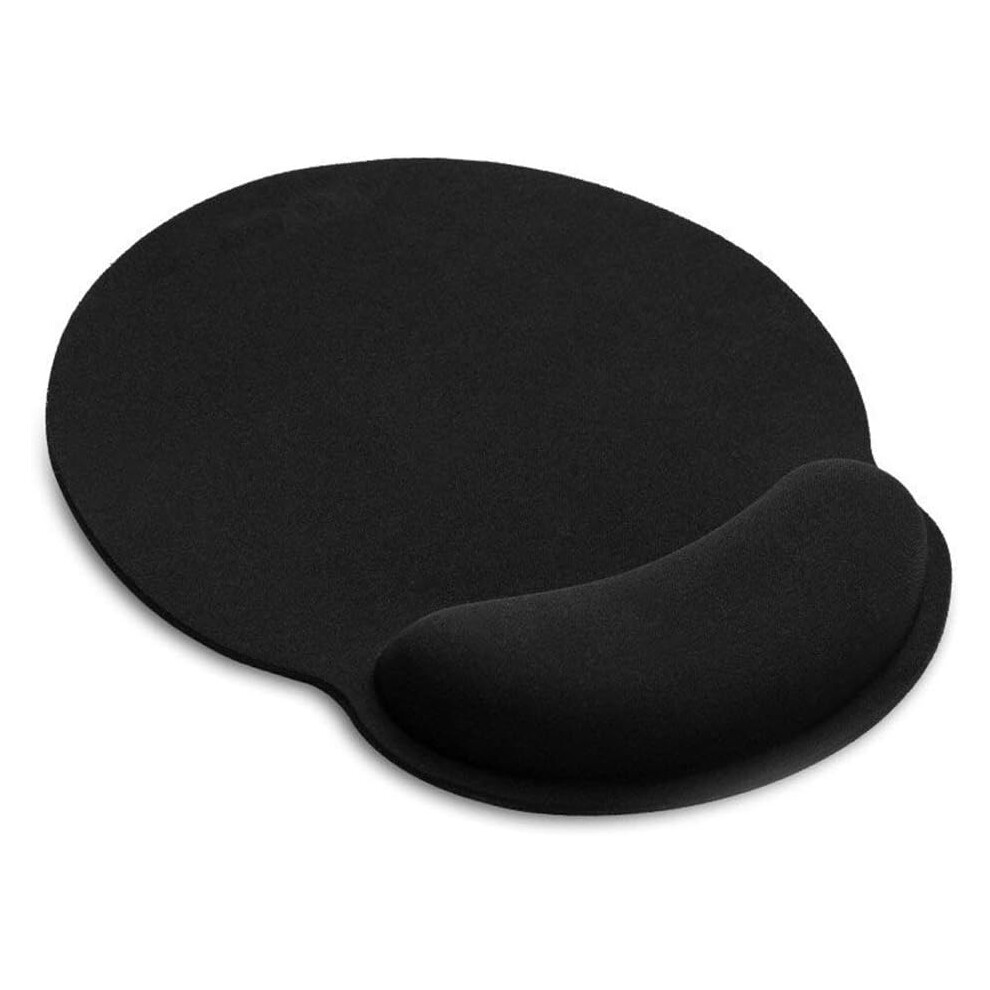 Ergonomic Mouse Pad - Gamer Mouse Pad With Gel Wrist Rest, Comfort Wrist Rest Gaming Mouse Pad For Computer And Laptop - Black 9113374517355