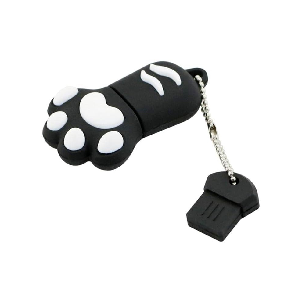 32Gb Usb 3.0 Flash Drive Super Cute Cat Paw Shape Usb Drive Cartoon Usb Stick Thumb Drive Lovely Animal Memory Stick High Speed Pen Drive Blac Black 9113374518109