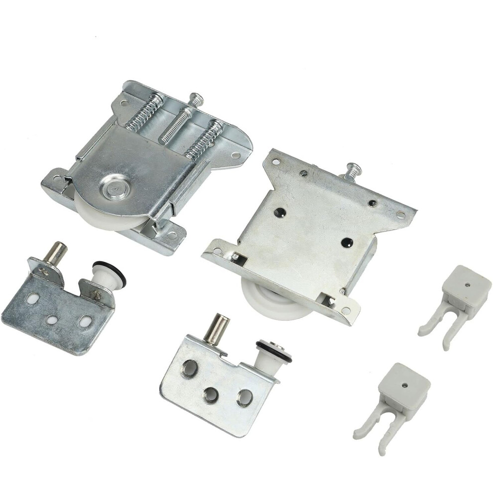 2 Pieces Sliding Closet Door Roller, Sliding Closet Door Roller, Sliding Door Kit For Wardrobe Door Showcase Cabinet Wheels, Replacement Sliding Door 9113374519243