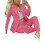 (pink, xl) Women's Suit Jacket Pants Jacket 1